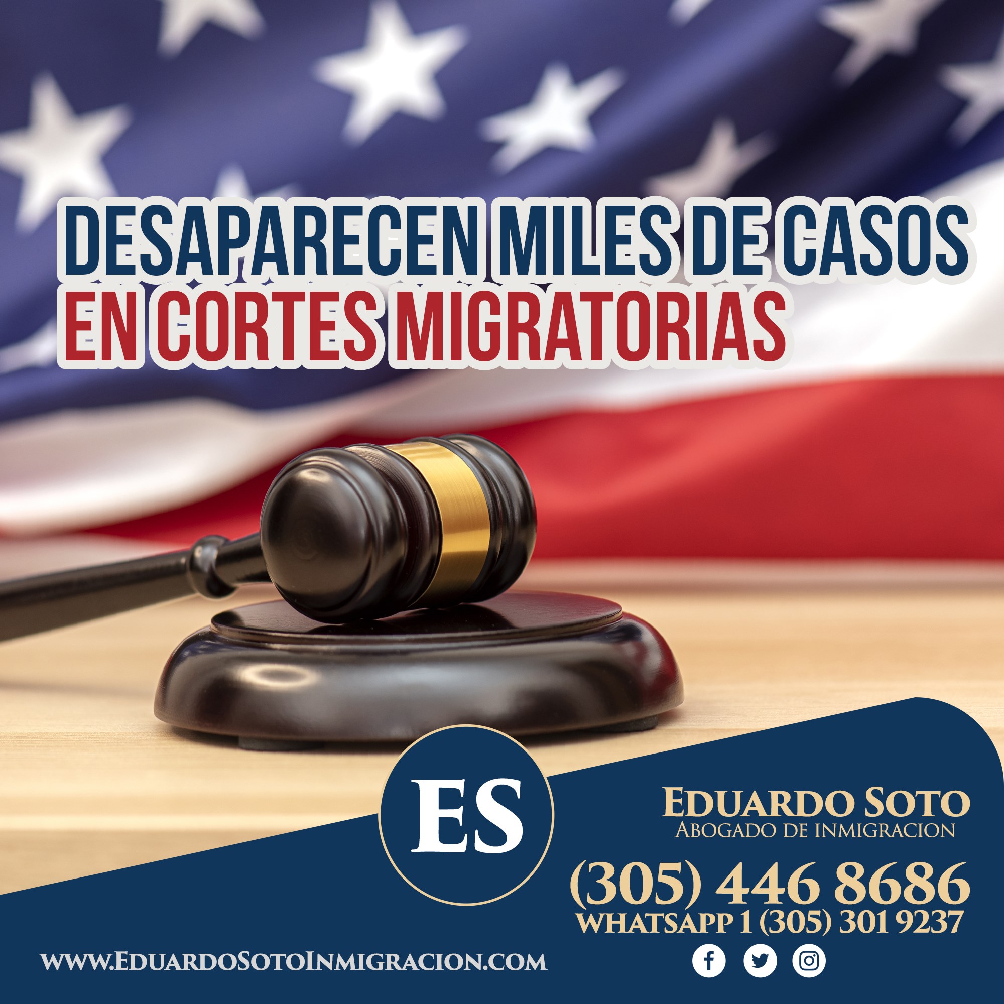 Desaparecen miles de casos en Cortes migratorias