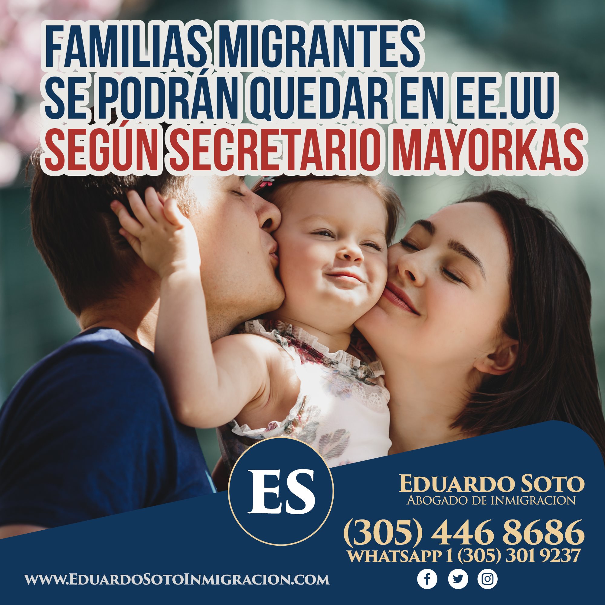 Familias migrantes se podrán quedar en EE.UU según secretario Mayorkas