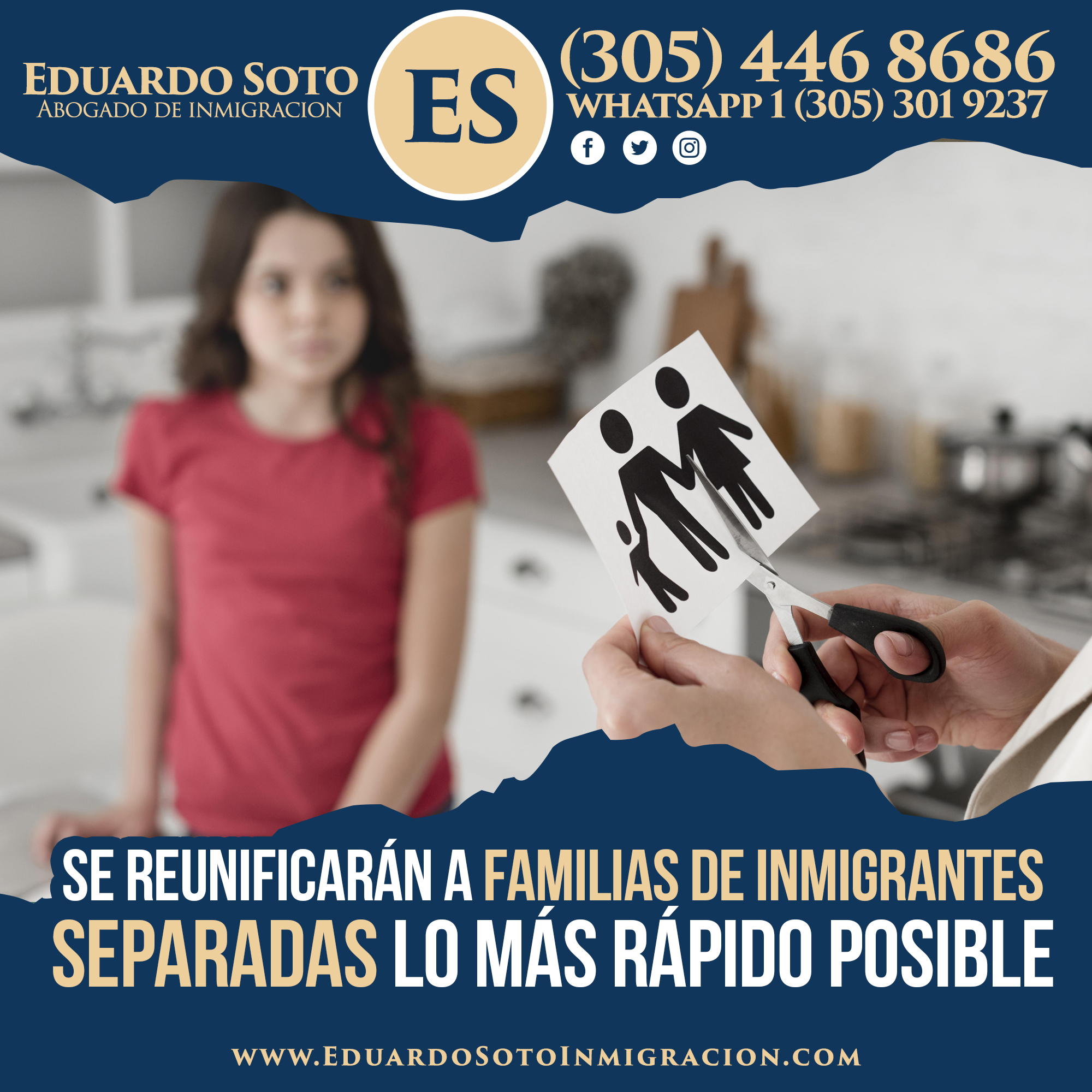 Se reunificarán a familias de inmigrantes